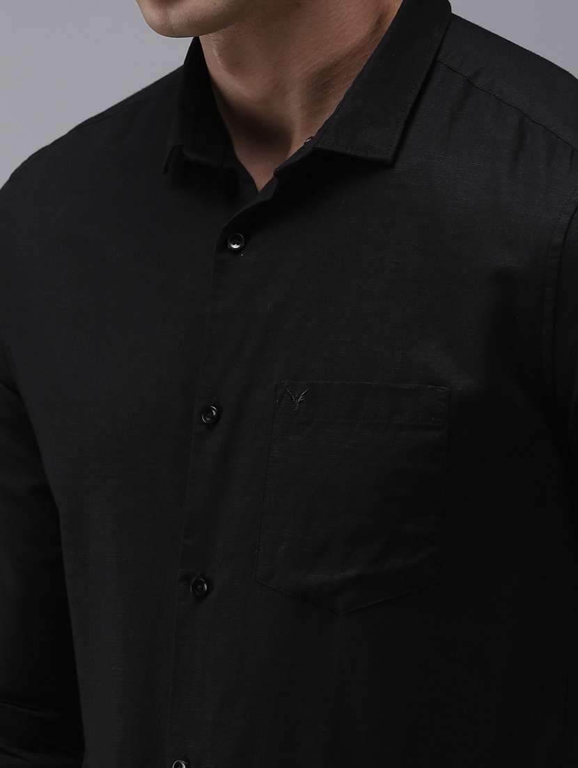 mens solid casual shirt - 18636844 -  Standard Image - 5