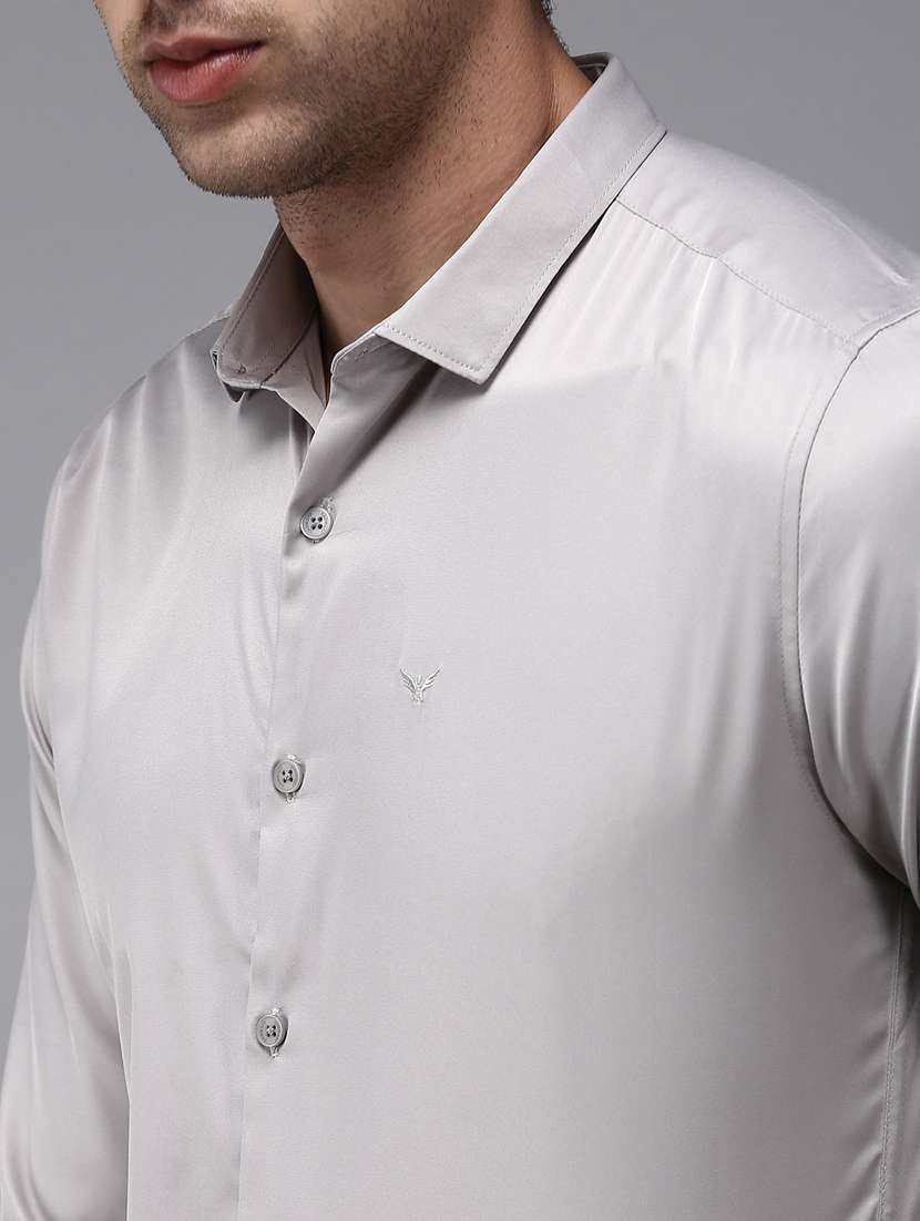 mens solid casual shirt - 18636863 -  Standard Image - 5