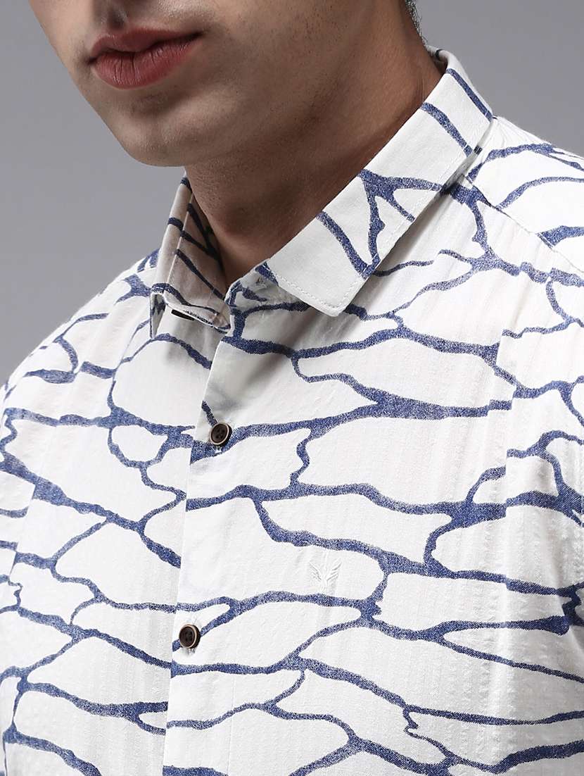 mens printed casual shirt - 18636876 -  Standard Image - 5
