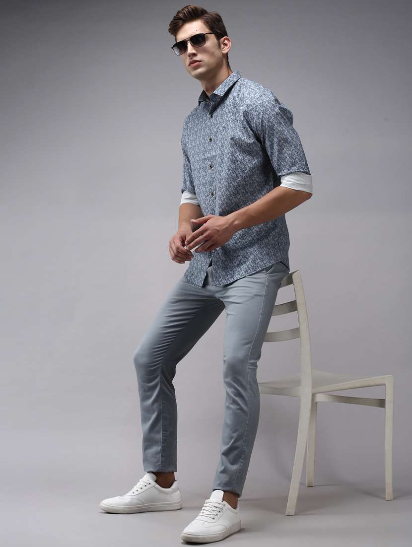 mens abstract casual shirt - 18636877 - Standard Image - 3