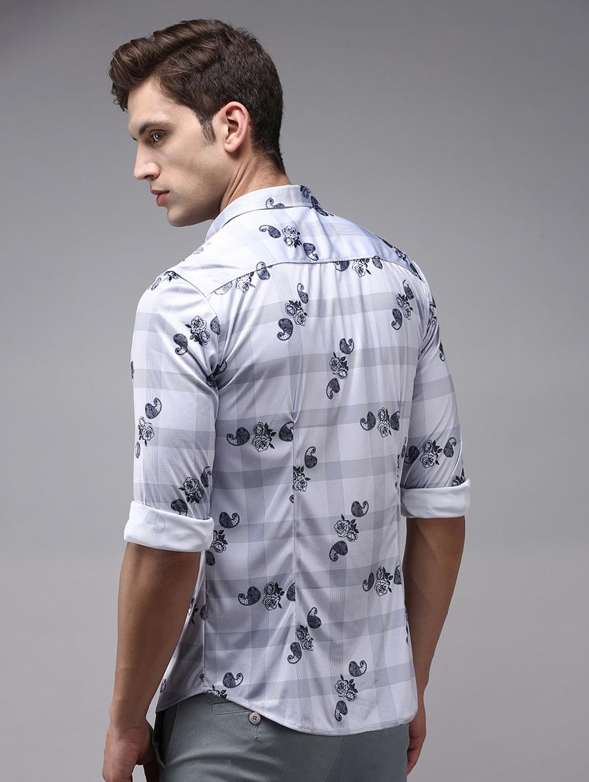 mens paisley casual shirt - 18636881 - Standard Image - 3