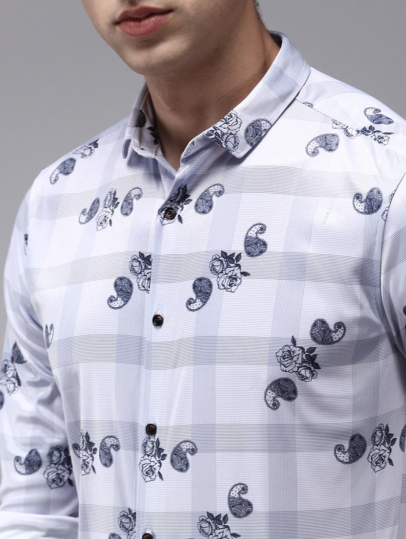 mens paisley casual shirt - 18636881 - Standard Image - 5