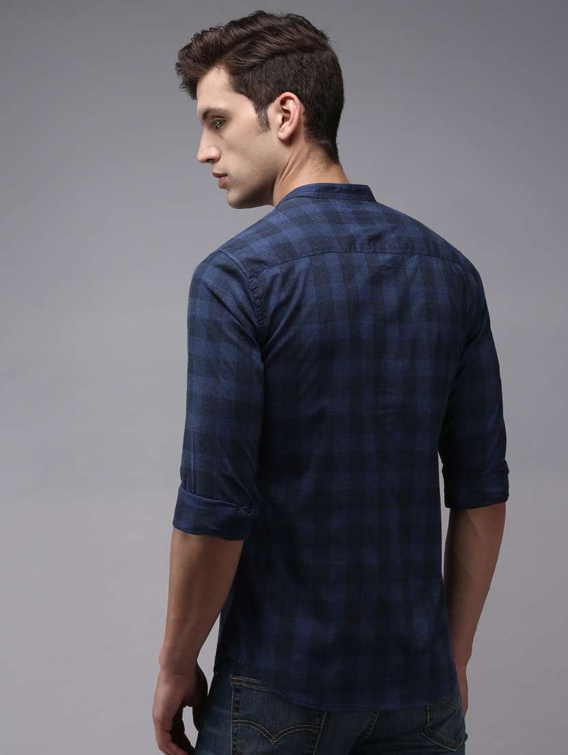 mens checks casual shirt - 18636899 -  Standard Image - 3