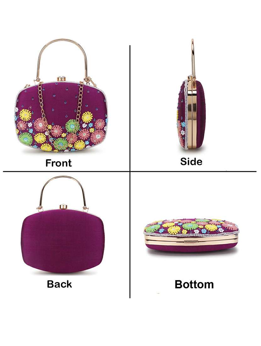 enbroidered box clutch - 18636950 -  Standard Image - 5