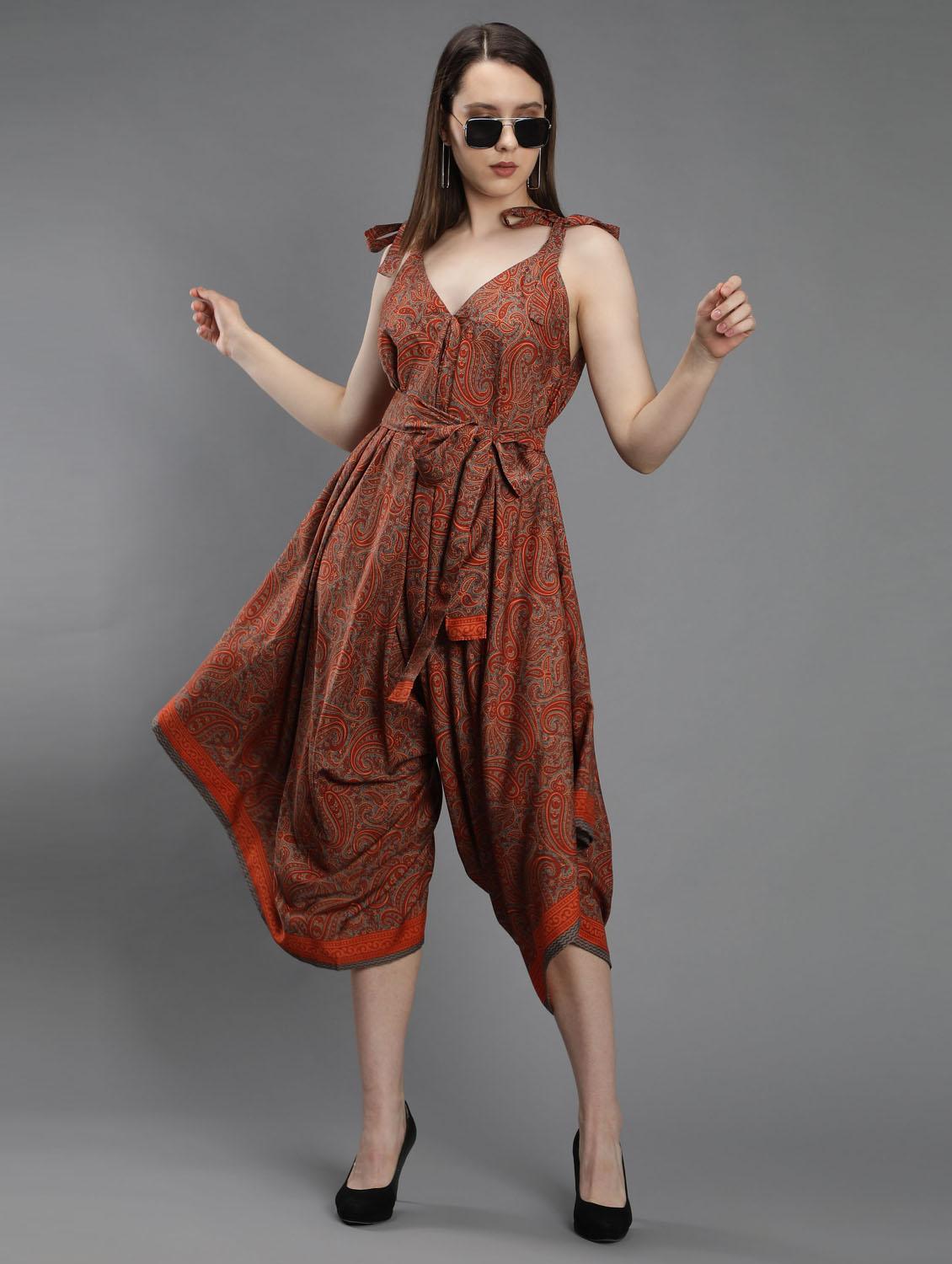 orange polyester 34 jumpsuit - 18637140 - Standard Image - 3