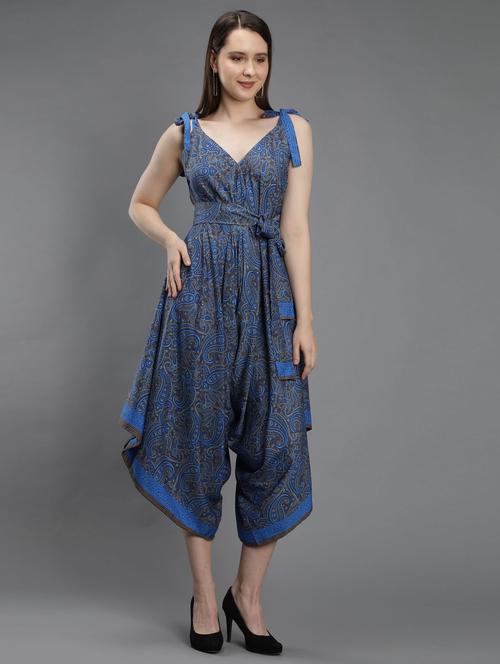 blue polyester 34  jumpsuit - 18637141 -  Standard Image - 0
