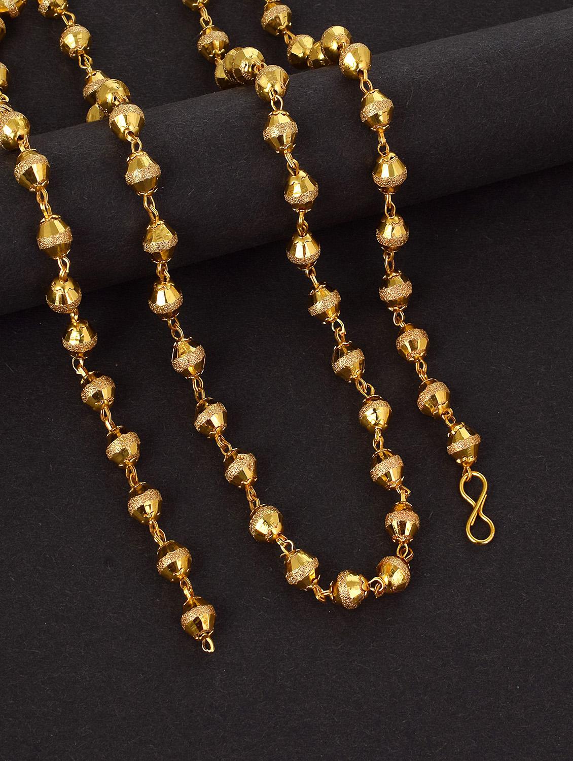 gold plated chain necklace - 18637408 -  Zoom Image - 0