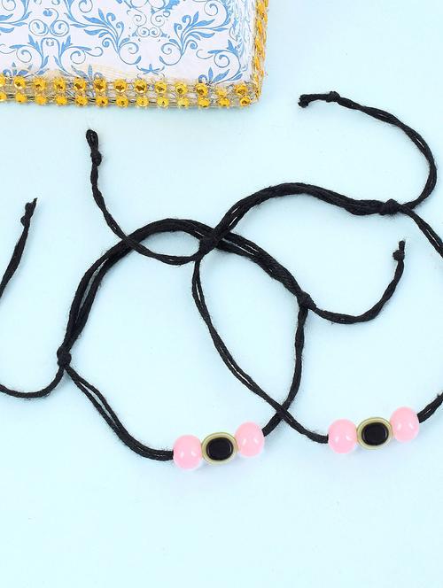 multi color evil eye beads anklet dori - 18637413 - Standard Image - 0