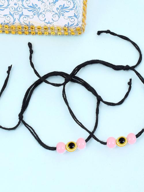 multi color evil eye beads anklet dori - 18637414 - Standard Image - 0