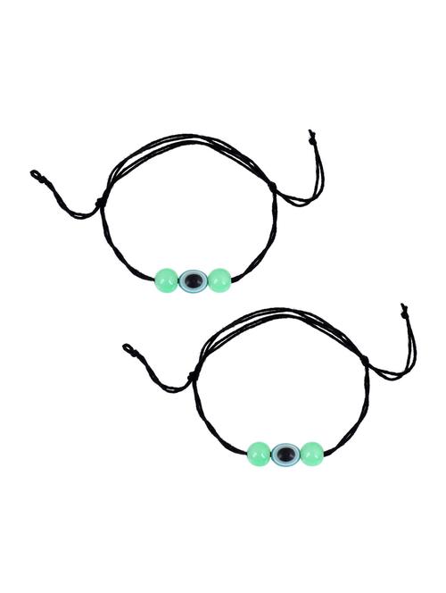 multi color evil eye beads anklet dori - 18637417 -  Standard Image - 0