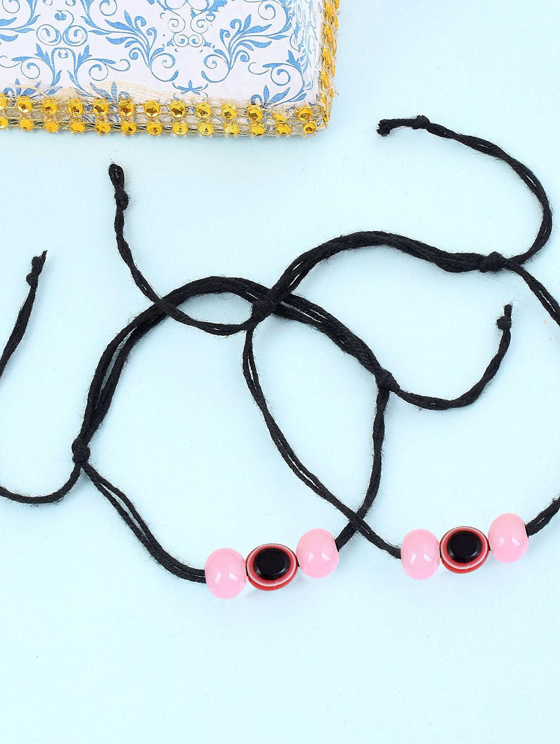 multi color evil eye beads anklet dori - 18637421 - Zoom Image - 0