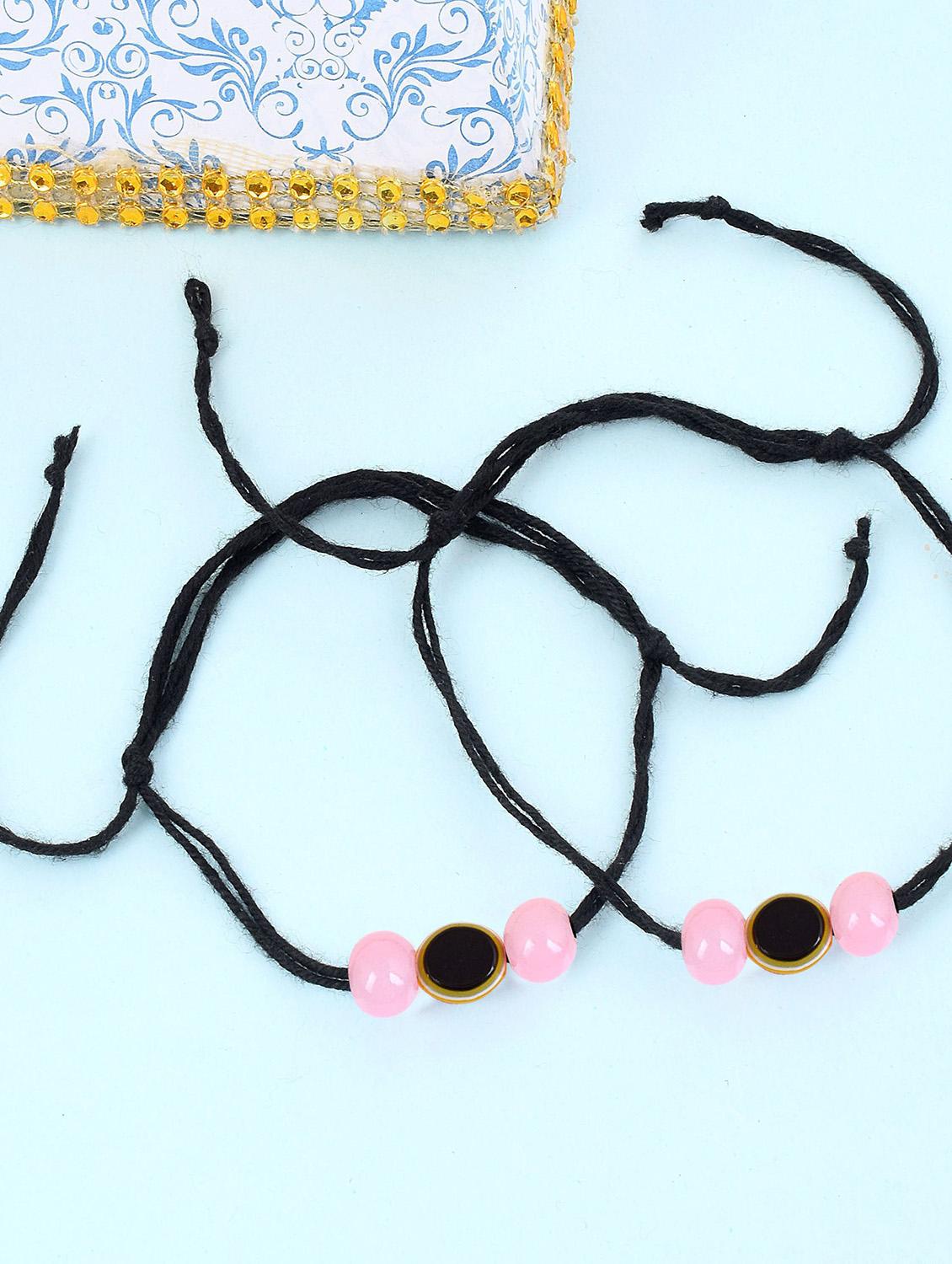 multi color evil eye beads anklet dori - 18637423 - Zoom Image - 0