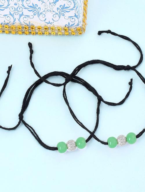 multi color evil eye beads anklet dori - 18637433 - Standard Image - 0