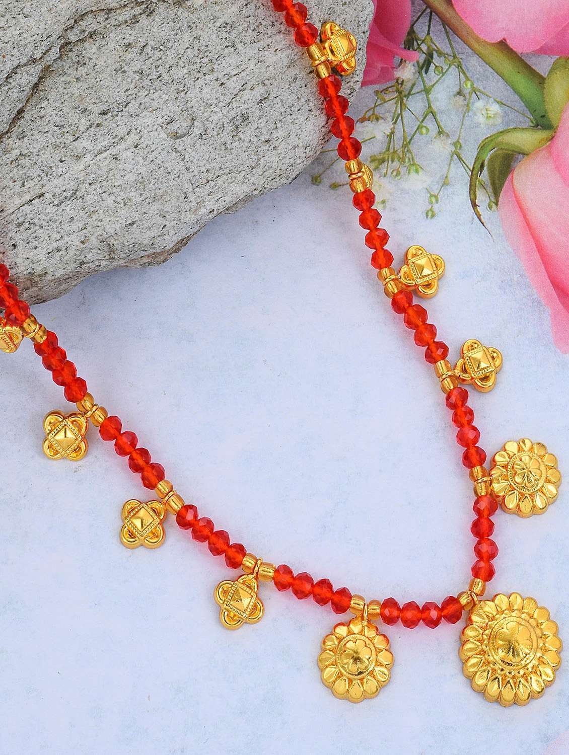 gold metal mangalsutra