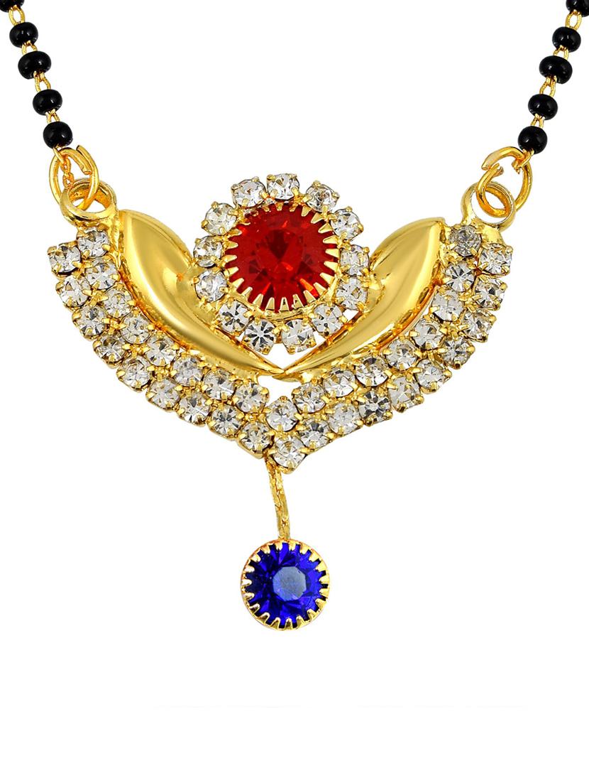 gold plated mangalsutra - 18637485 - Standard Image - 3