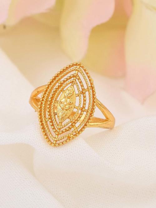 gold brass finger ring - 18637523 - Standard Image - 0