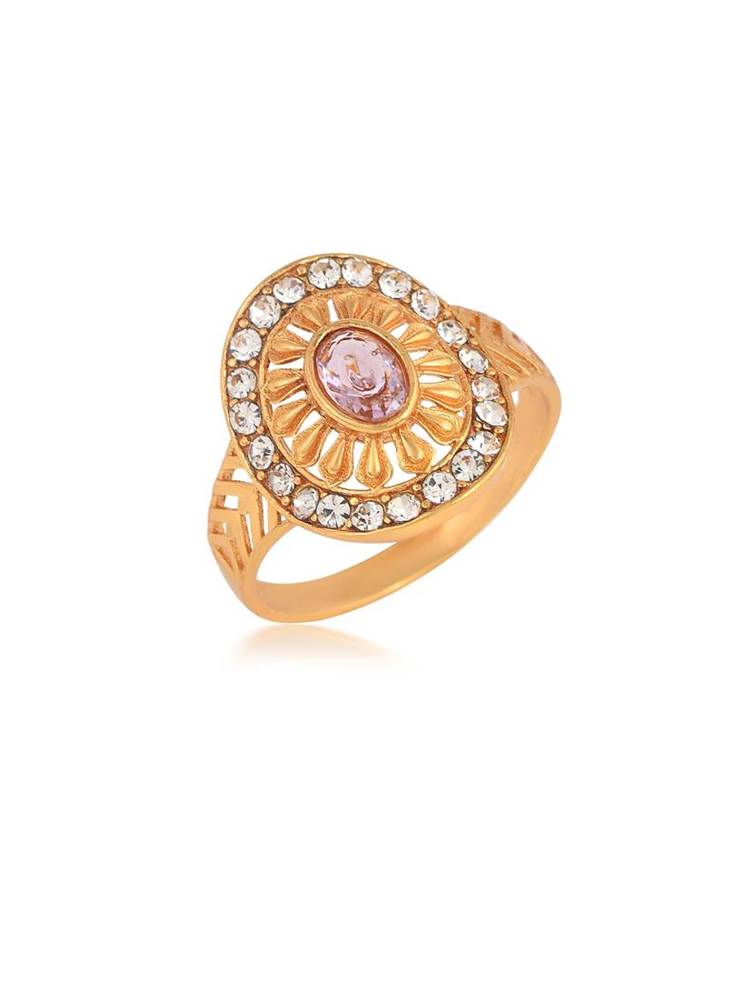 gold brass finger ring - 18637524 - Standard Image - 3
