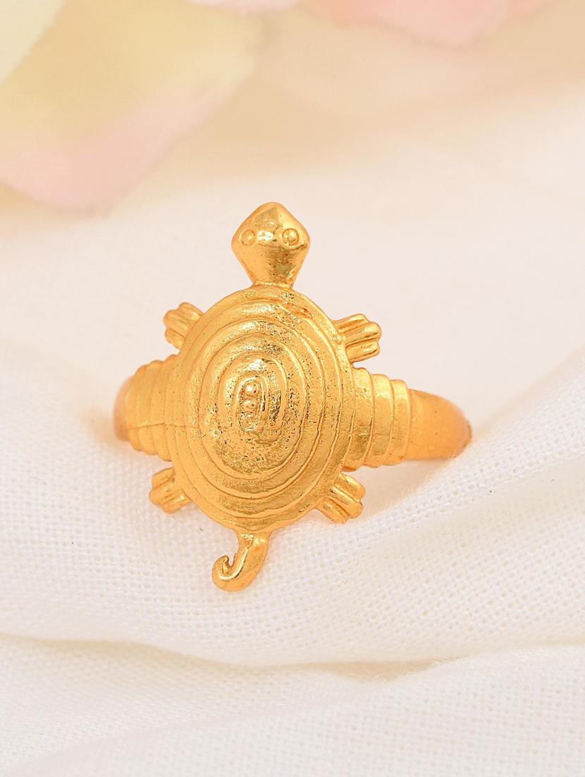 gold brass finger  ring