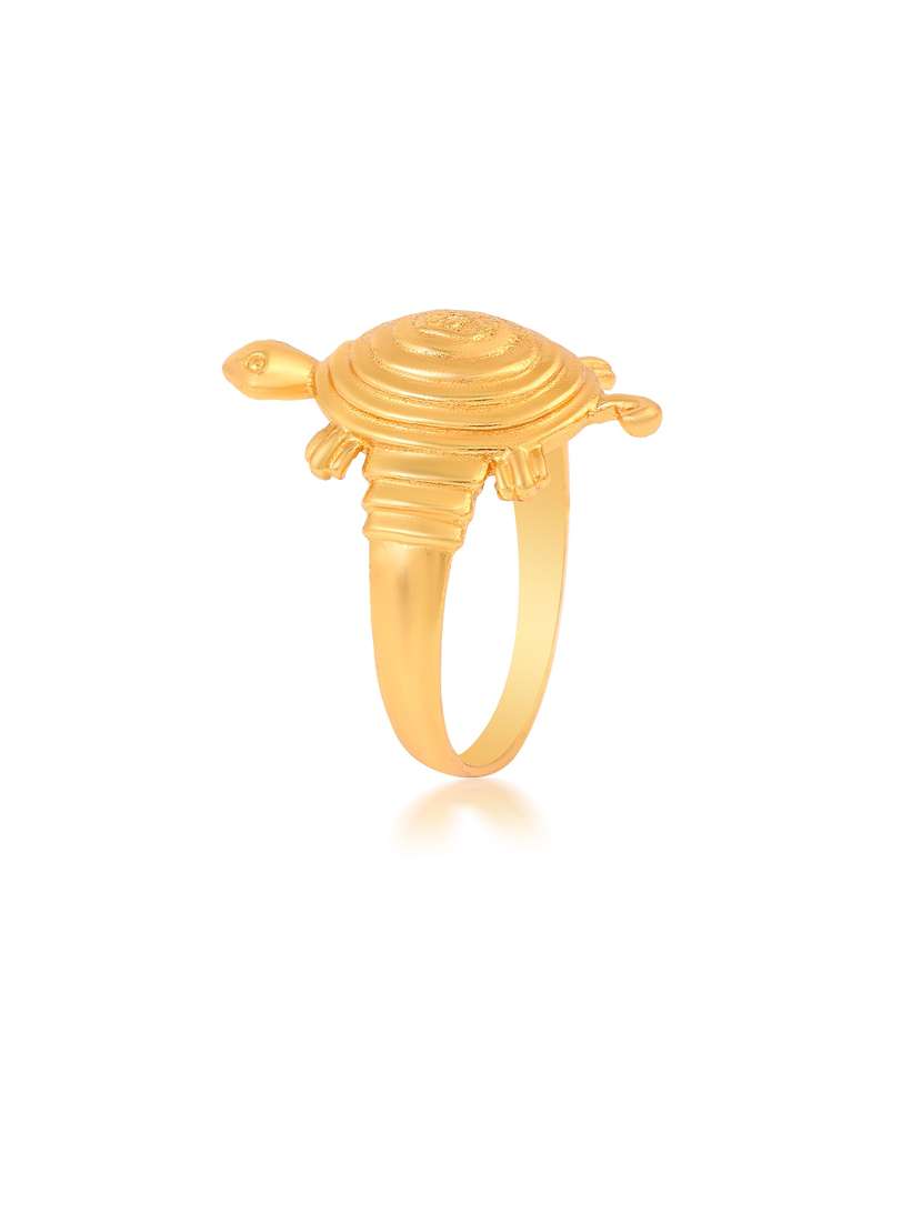 gold brass finger ring - 18637528 - Standard Image - 3