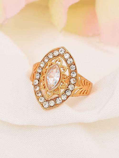 gold brass finger  ring - 18637530 -  Standard Image - 0