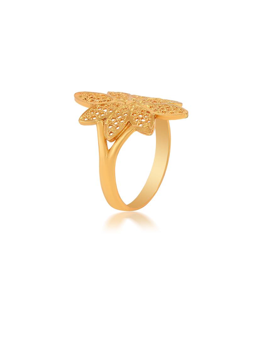 gold brass finger ring - 18637539 - Standard Image - 3