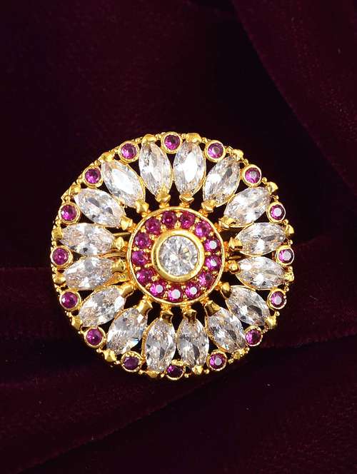 gold brass finger  ring - 18637540 -  Standard Image - 0