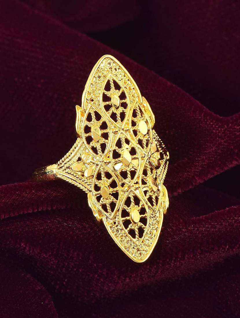 gold brass finger  ring