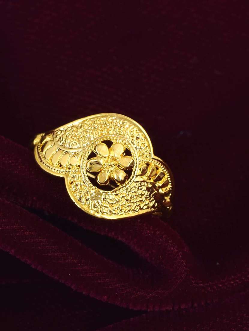 gold brass finger  ring