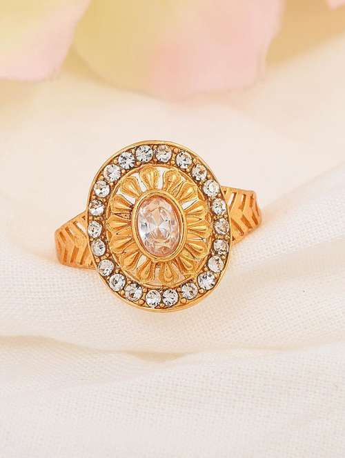 gold brass finger  ring - 18637560 -  Standard Image - 0