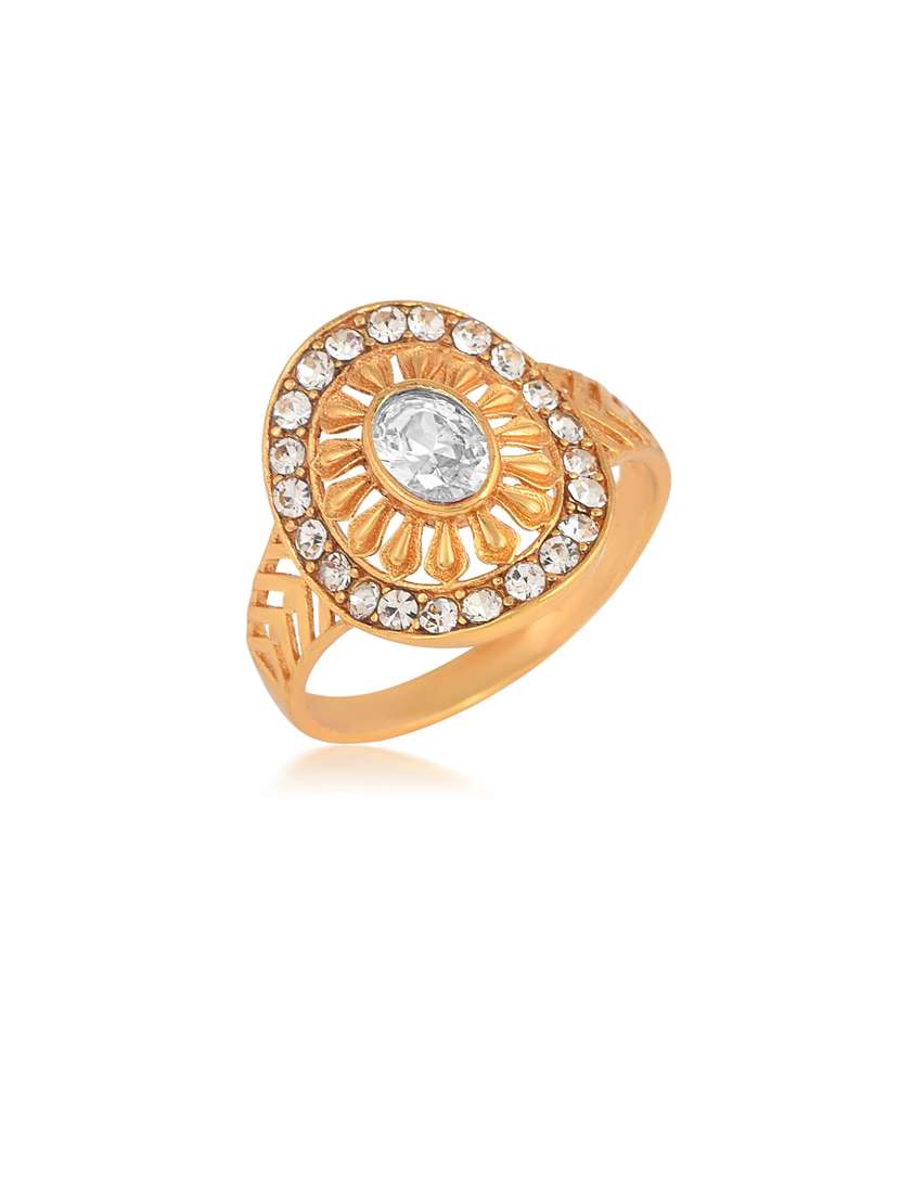 gold brass finger  ring - 18637560 -  Standard Image - 3