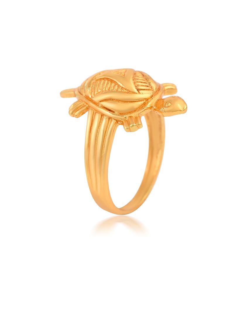 gold brass finger ring - 18637566 - Standard Image - 3