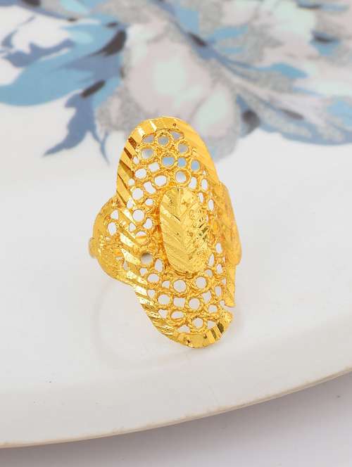 gold brass finger  ring - 18637671 -  Standard Image - 0