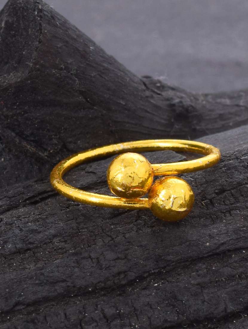 gold brass finger  ring