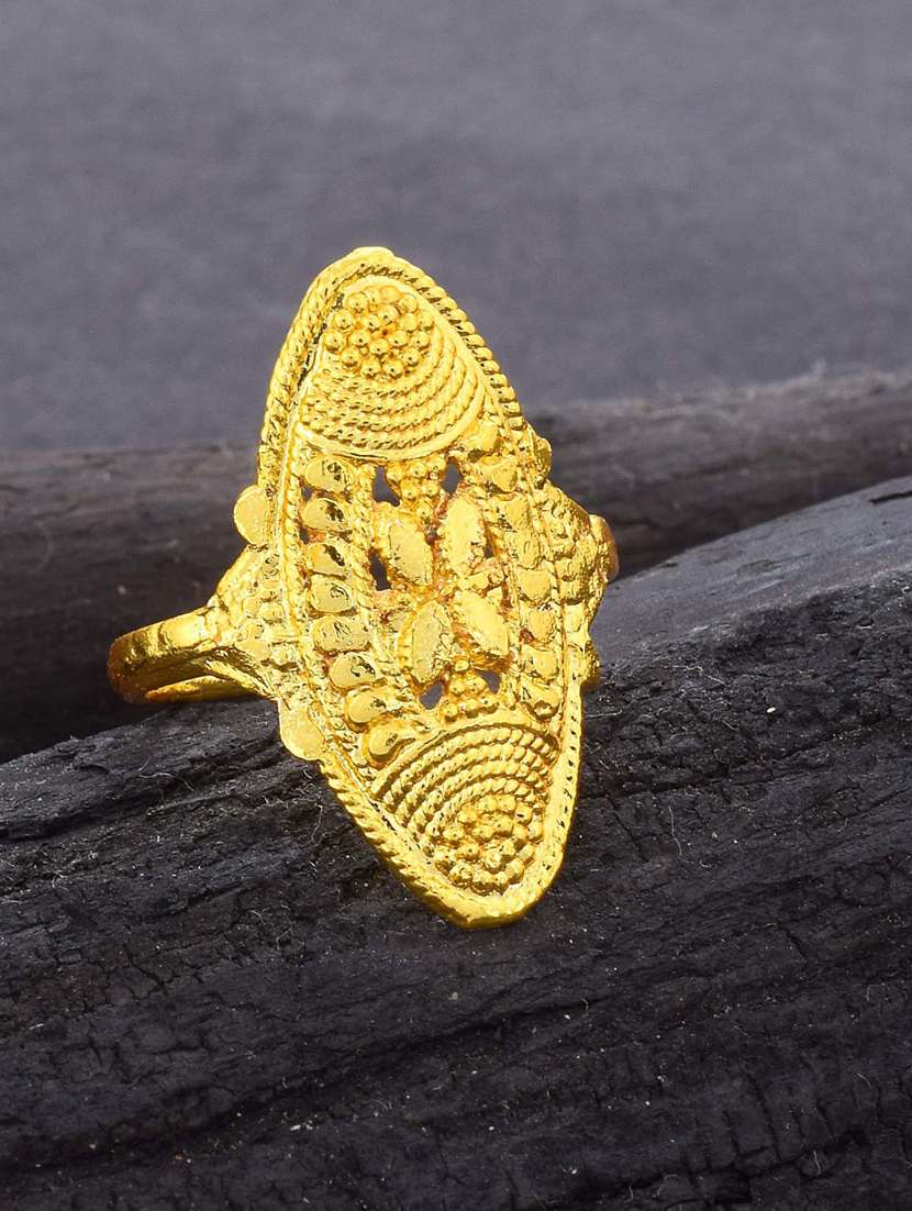 gold brass finger  ring