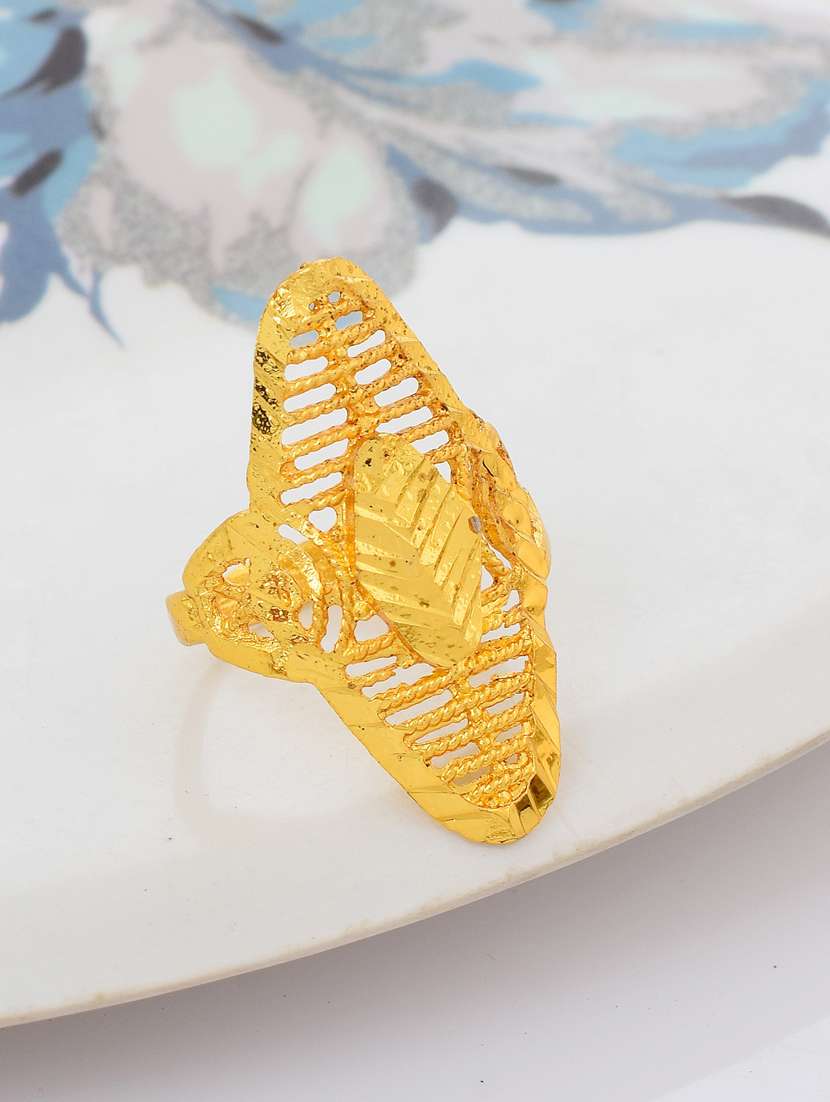 gold brass finger  ring