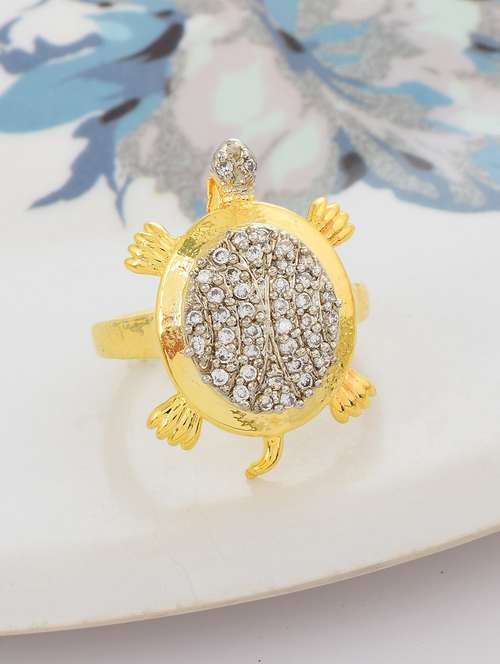 gold brass finger  ring - 18637714 -  Standard Image - 0