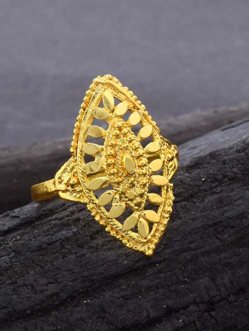 gold brass finger  ring - 18637716 -  Standard Image - 0