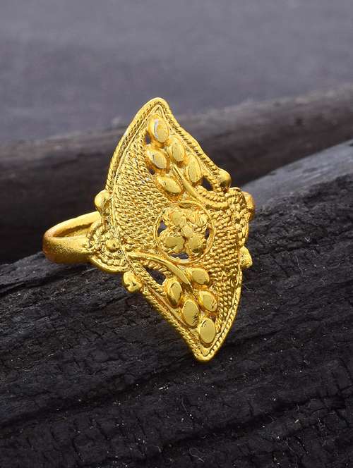 gold brass finger ring - 18637718 - Standard Image - 0