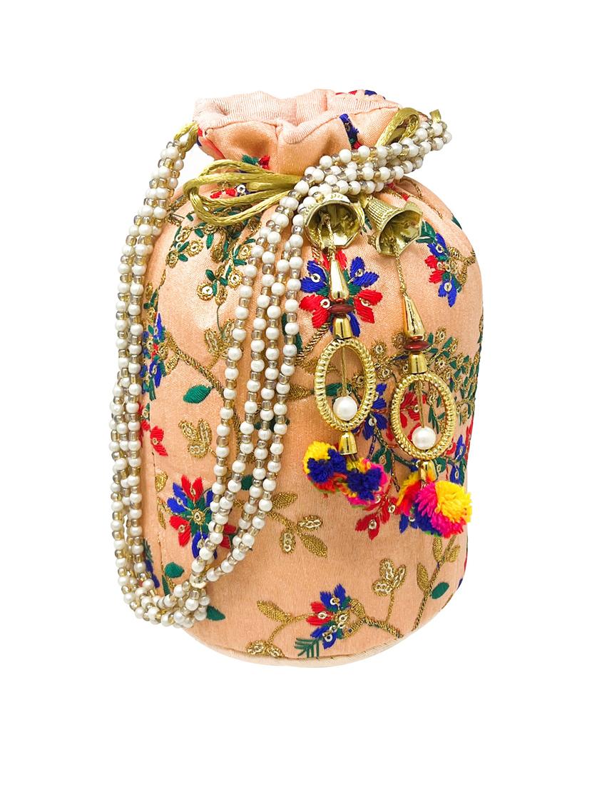 embroidered ethnic potli - 18640453 - Zoom Image - 0