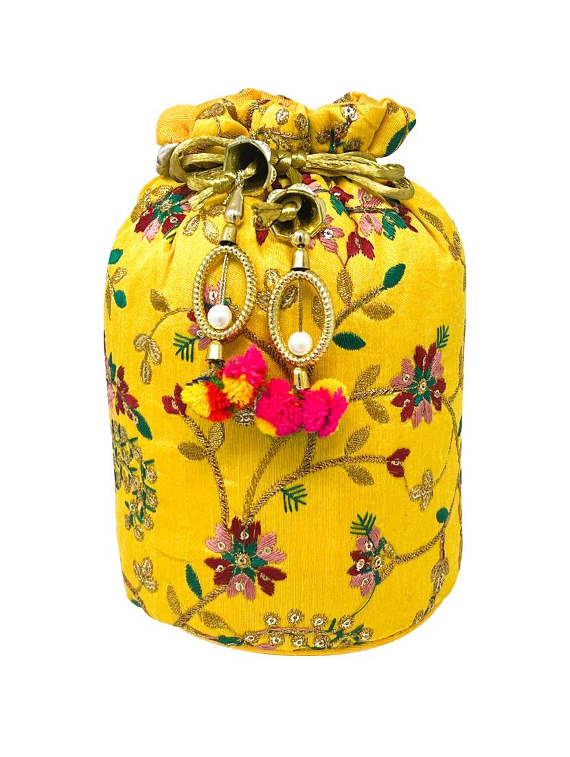 embroidered ethnic potli - 18640456 - Zoom Image - 0