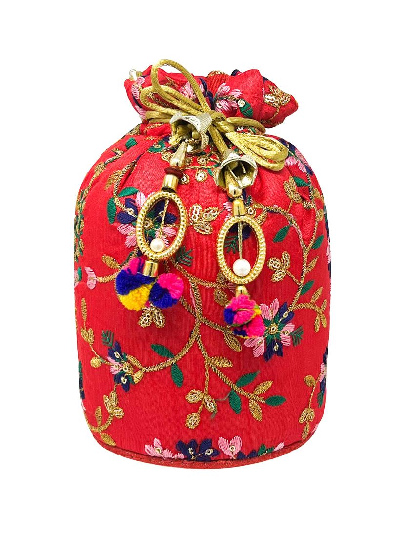 embroidered ethnic potli - 18640465 -  Zoom Image - 0
