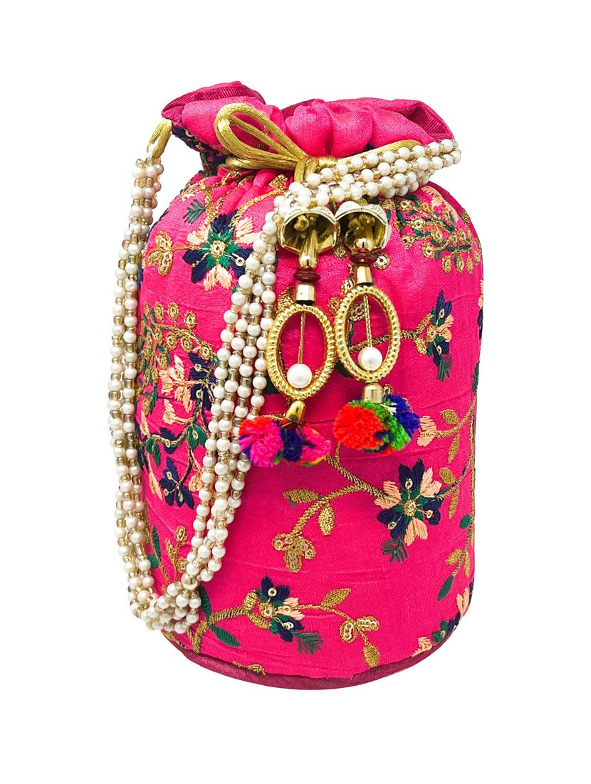 embroidered ethnic potli - 18640470 -  Zoom Image - 0