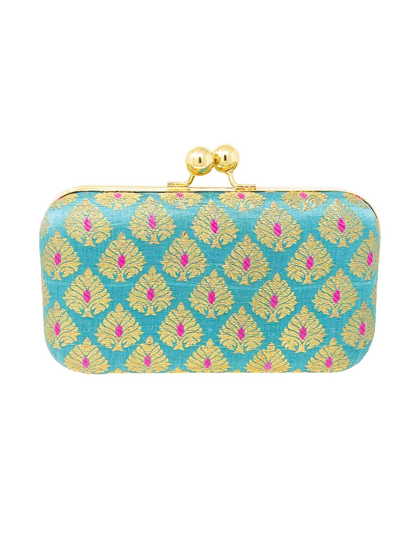 embroidered ethnic clutch - 18640572 - Zoom Image - 0