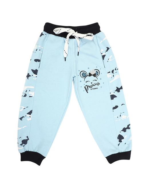 girls blue printed casual jogger  - 18640998 -  Standard Image - 0