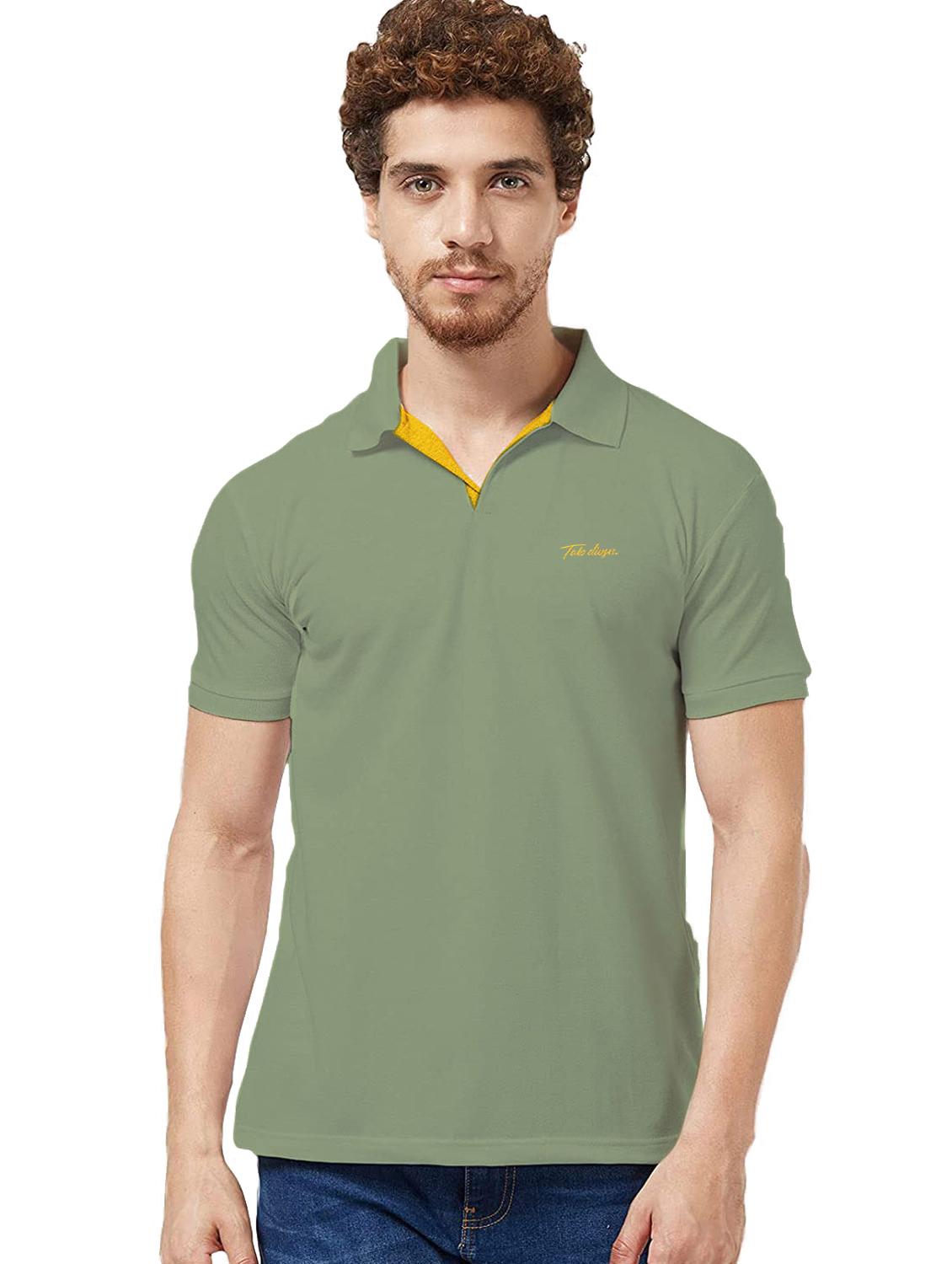pack of 3 multi colored solid polo t-shirt - 18642410 - Standard Image - 5