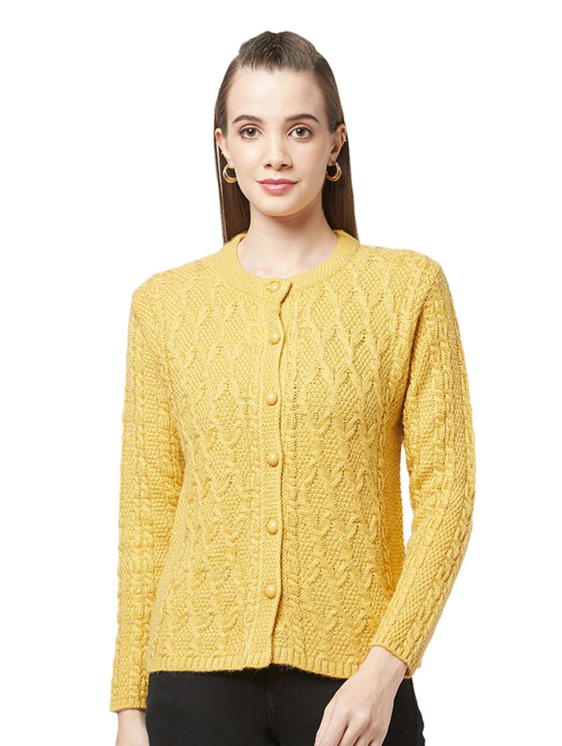 open front wool cardigan - 18642559 - Zoom Image - 0