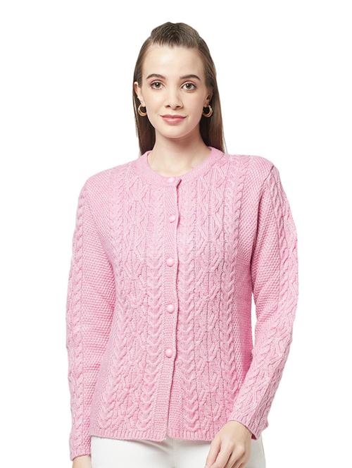 open front wool cardigan - 18642560 - Standard Image - 0