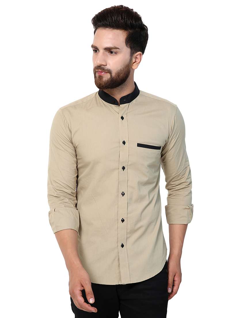 mens solids formal shirt