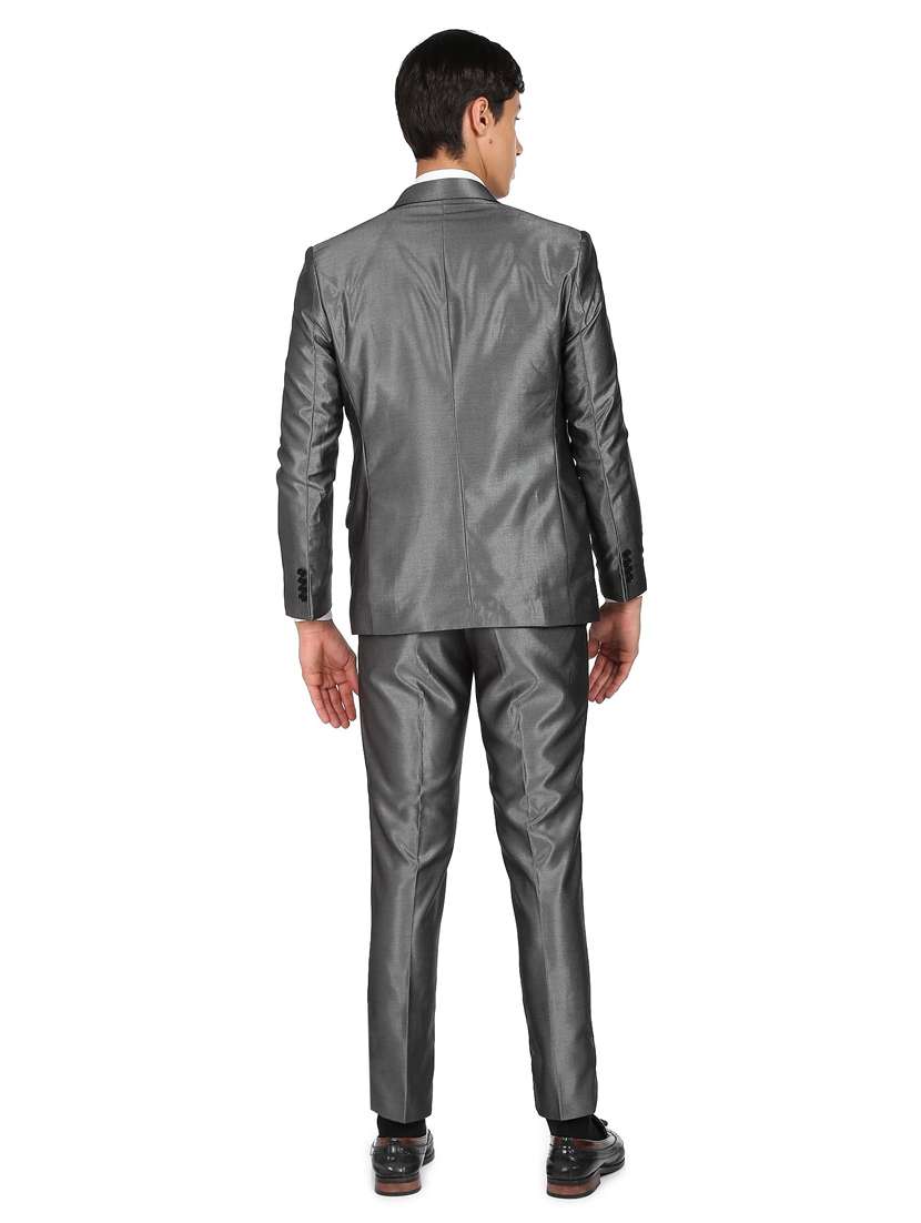 solid single breasted suit - 18645215 - Standard Image - 3