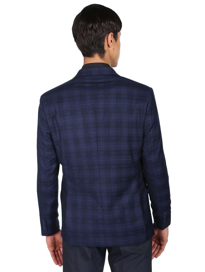 solid single breasted formal blazer - 18645435 - Standard Image - 3